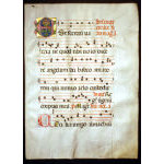 IM-10507 - Gregorian Chant, c. 1470-80 with exceptional illuminated initial Preview