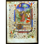 IM-10531 - c. 1420-30 Book of Hours Leaf with miniature painting of Christ in the Garden of Gethsemane Preview