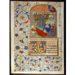 IM-10572 - Important Book of Hours Leaf with miniature painting of Christ in the Garden of Gethsemane Preview