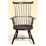 PAINT DECORATED COMB-BACK WINDSOR ARMCHAIR CONNECTICUT, Circa 1790  Preview