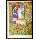 IM-10615 - Highly decorative Book of Hours Leaf with miniature painting of St Matthew Preview