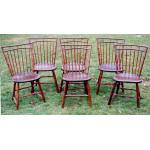 SET OF SIX BIRDCAGE WINDSOR CHAIRS  Preview