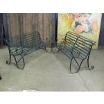 Pair of English Wrought Iron Benches Preview