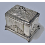 WMF Jugendstil Secessionist Silver plate Jewellery Box, Germany, C.1900  Preview