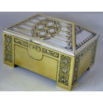 WMF Jugendstil Secessionist silver and brass Box, Germany, C.1906  Preview