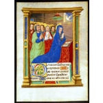 IM-10682 - Book of Hours Leaf with miniature painting of the Pentecost Preview