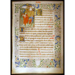 IM-10685 - Missal Leaf for Easter Sunday with miniature painting of The Resurrection Preview