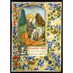 IM-10690 - Book of Hours Leaf with miniature painting of St. John on Patmos Preview