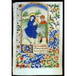 IM-7874: Miniature Painting from a Book of Hours - Flight into Egypt Preview