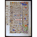IM-10725 - Early Book of Hours Leaf with elaborate borders Preview