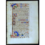 IM-10732 - Book of Hours Leaf, c. 1430-50 - Flanders - Exceptional Borders Preview