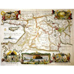 M-12634 - Highly decorative map of the Holy Land, c. 1682 Preview