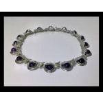 Margot De Taxco Sterling Silver Amethyst Necklace, C.1950.  Preview