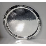 Carl Poul Petersen Sterling large cake dish, Montreal C.1945. Preview