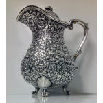 Rare Kutch Silver, India 19th century covered Jug, C.1880.  Preview