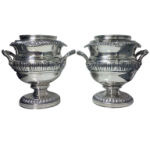 Fine Pair of Antique Georgian Old Sheffield Plate Wine Coolers, English, C.1815.  Preview