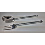 Rare pair of English Canon pattern Silver Servers, London 1929-30, D & J Welby. Preview