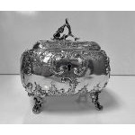 Austro Hungarian Silver Sugar Box, Vienna C.1875, KK  Preview