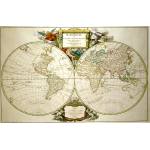 M-10162: De Vaugondy Map of the World - c. 1752 Preview