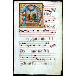 IM-10040 - Exceptional Gregorian Chant with large miniature of Peter and Paul Preview