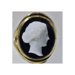 Antique Stone Cameo Ring mounted in 18K, England C.1875.  Preview