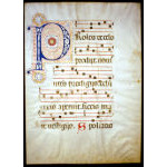 IM-11056 - Medieval Choirbook Leaf - Feast of St. Francis, c. 1470 Preview
