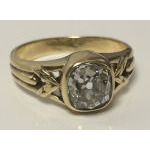 Antique Russian Diamond and Gold Ring, St Petersburg, 1908-17, HA. Preview