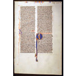 IM-2821 - Medieval Bible Leaf with miniature painting of St. John - c 1247 Preview
