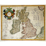 M-13193 - Map of the British Isles, c. 1623 - Mercator-Hondius Preview