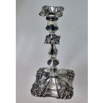Antique English Silver georgian style Taperstick, hallmarked Sheffield 1851, Walker, Knowles & Co.   Preview