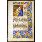 IM-11347: Book of Hours Leaf with miniature of St. Luke Preview