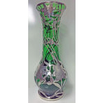 Art Nouveau Sterling Silver overlay Glass Vase, Alvin C.1900  Preview