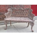Pair of American Cast Iron Garden Seats Preview