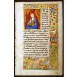 IM-11349 - Book of Hours Leaf with miniature painting of Madonna & Child by the Master Jean Coene Preview