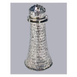 English Silver Novelty Lighthouse Pepper Caster, 1887 Henry Wilkinson Preview