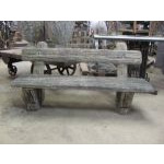 Rustic French Faux Bois Garden Seat Preview