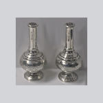 Pair Rare form Antique Silver Casters, London 1844, Joseph & John Angell. Preview