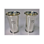 Pair of Tiffany New York Athletic Club Sterling Mint Julip Cups, C.1937 Preview