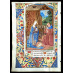 IM-11860 - Book of Hours Leaf - Miniature of the The Nativity Preview