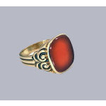Antique Gold Carnelian Ring, C.1890 Preview