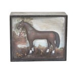 American Carved Wood Horse Diorama Preview