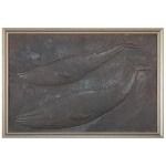 Copper Repousse Plaque of 2 Baleen Whales Preview