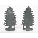 Unusual Pair of Evergreen Tree Andirons Preview