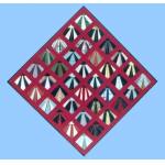 RARE, LANCASTER COUNTY, RIBBON SILK QUILT Preview
