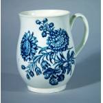 A First Period Worcester Porcelain Tankard with the Natural Sprays Pattern. Preview