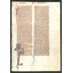 IM-1521: 13th Century Bible Leaf - William De Brailes - Oxford Preview