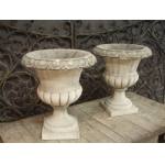 Pair of early 20th century Italian stone garden urns Preview