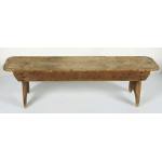 19TH CENTURY PINE WATER BENCH WITH GREAT, NATURALLY BLEACHED PATINA: Preview