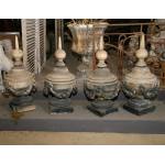 Set of Four English stoneware finials by Stiff & Sons Preview