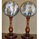 Pair of Decoupage Wig or Hat Stands Preview